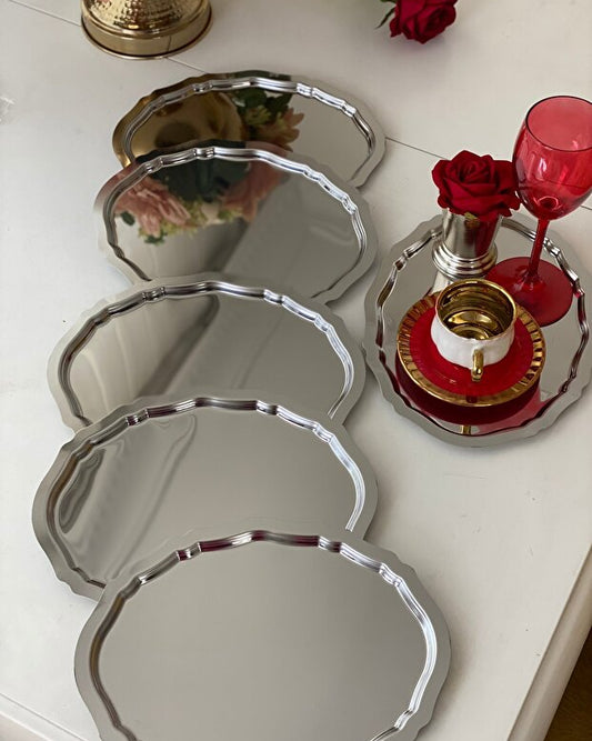 Stugonia Papillion Oval Tepsi