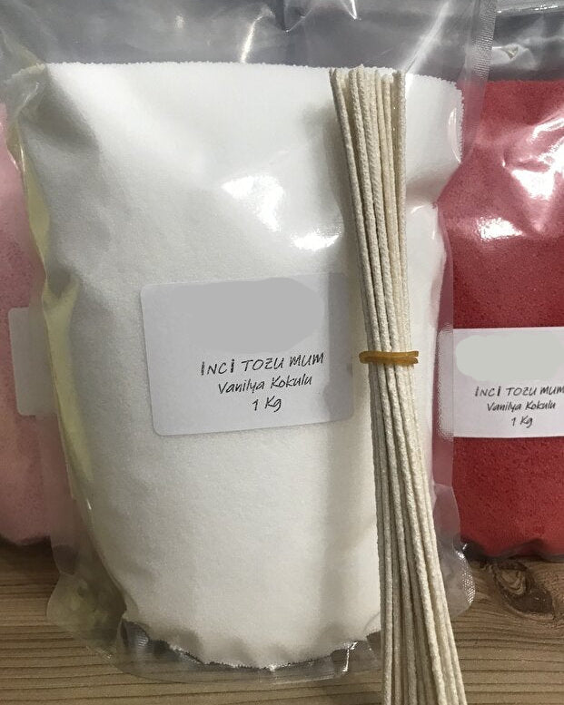 Stugonia 1 KG İnci Tozu Mum Seti