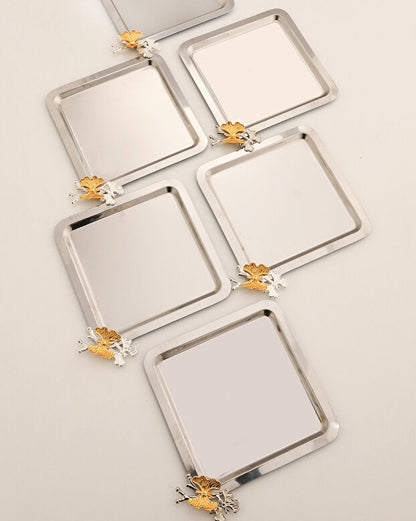 Stugonia Papillion Kare Tepsi