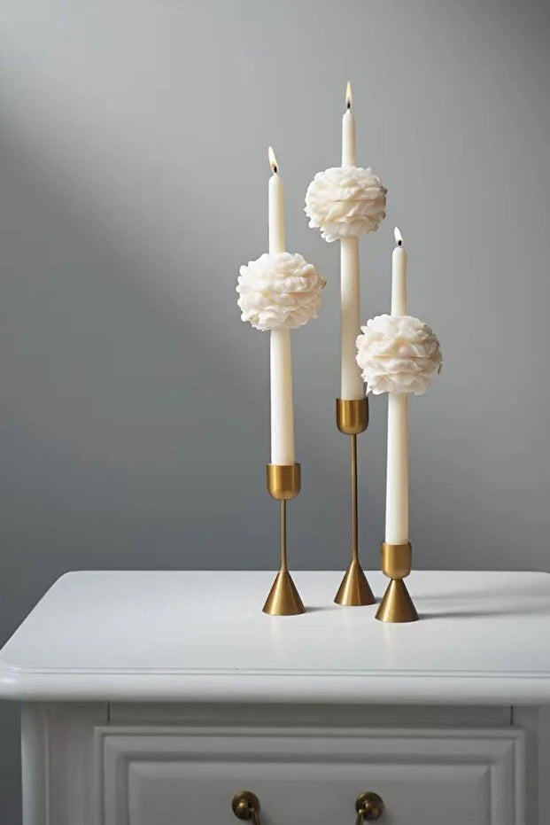 Stugonia Sfera Şamdan Mumlar