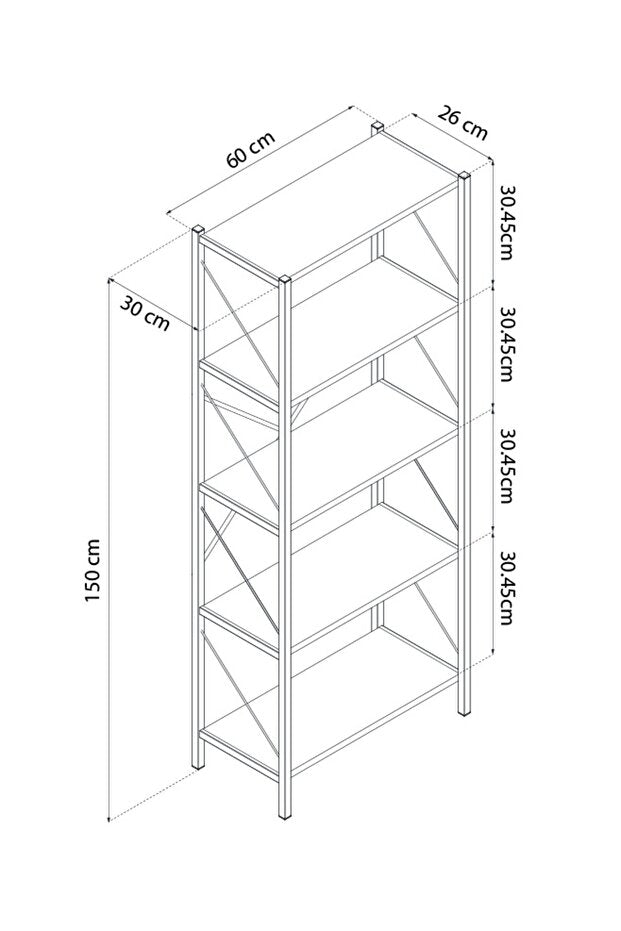 Stugonia Loft 5'li Raf