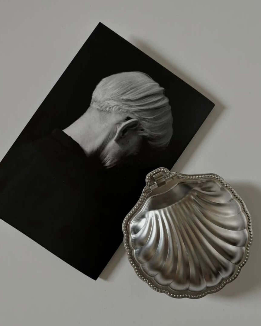 Vintage Metal İstiridye Kutu